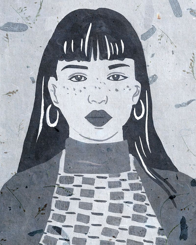 Wall art: Night Portrait I, by Wang, Melissa