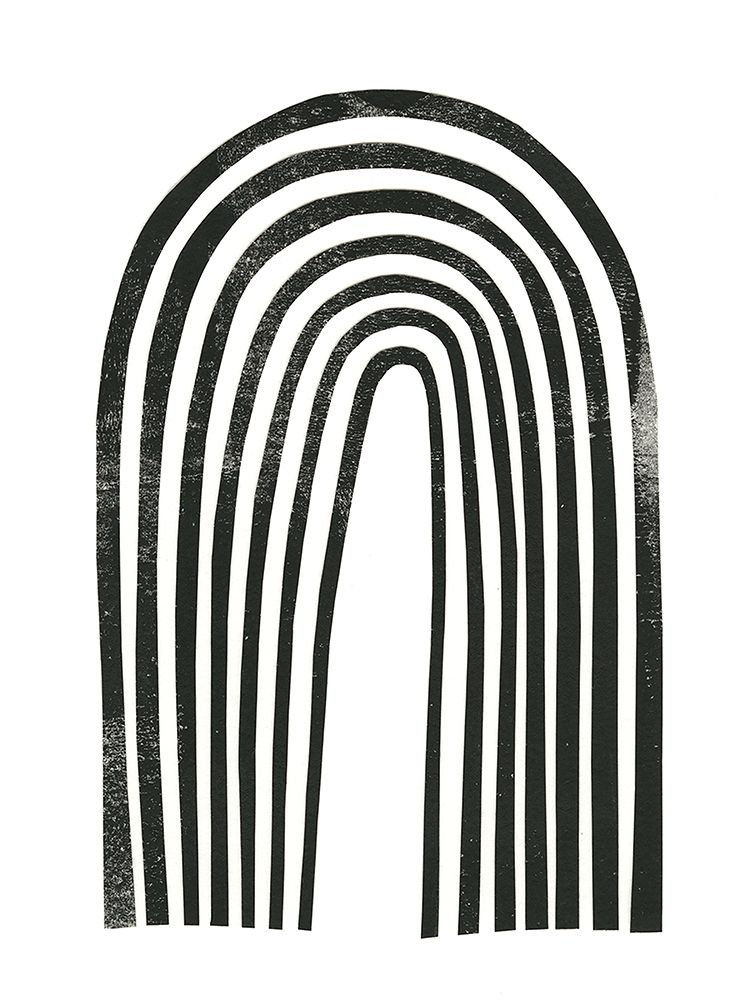 Art Print: Arcobaleno Nero I