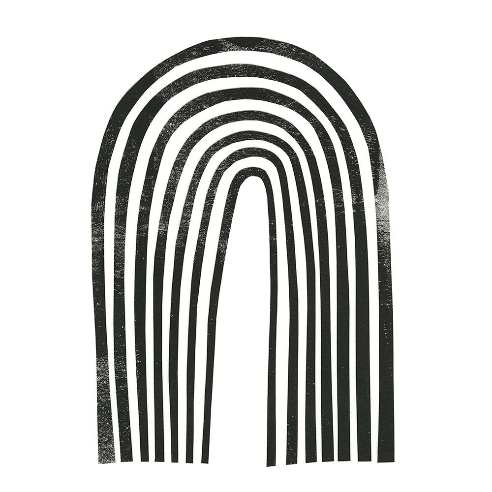 Wall art: Arcobaleno Nero III, by Scarvey, Emma