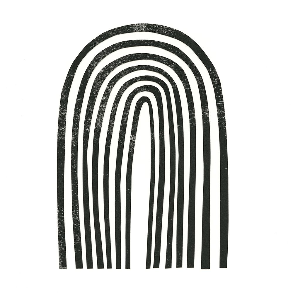 Wall art: Arcobaleno Nero IV, by Scarvey, Emma