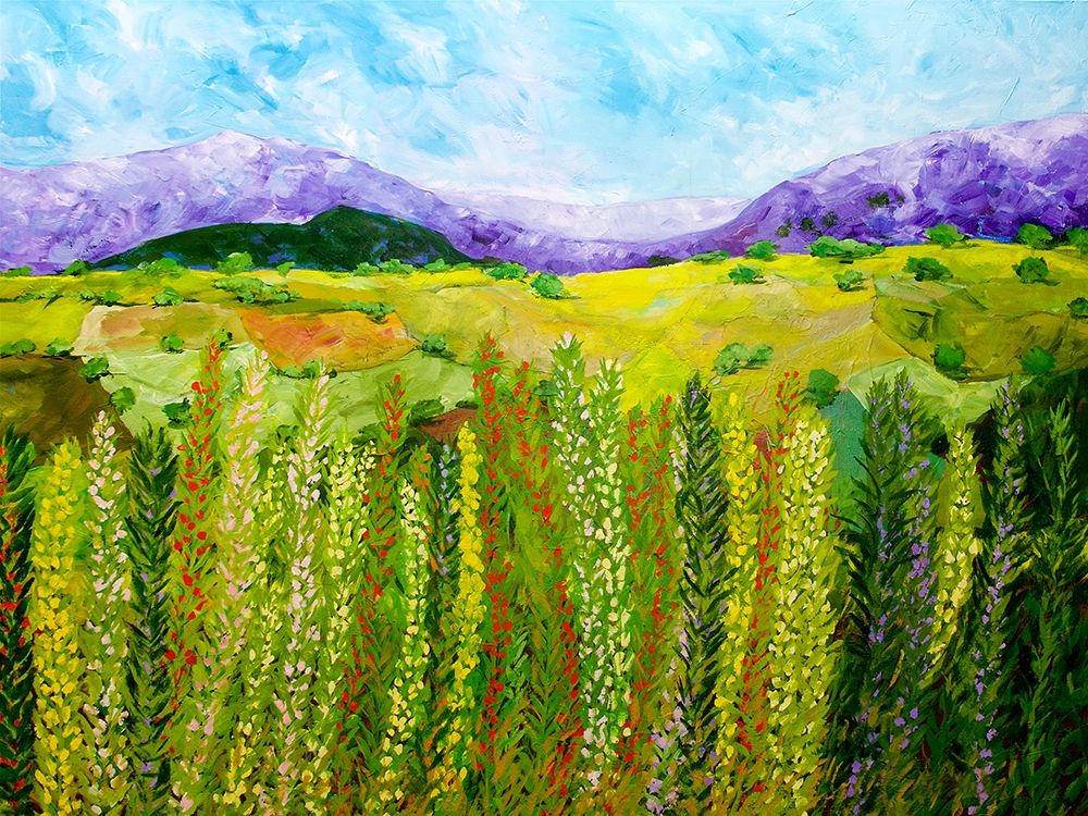 Wall art: Flower Hedge, by Friedlander, Allen