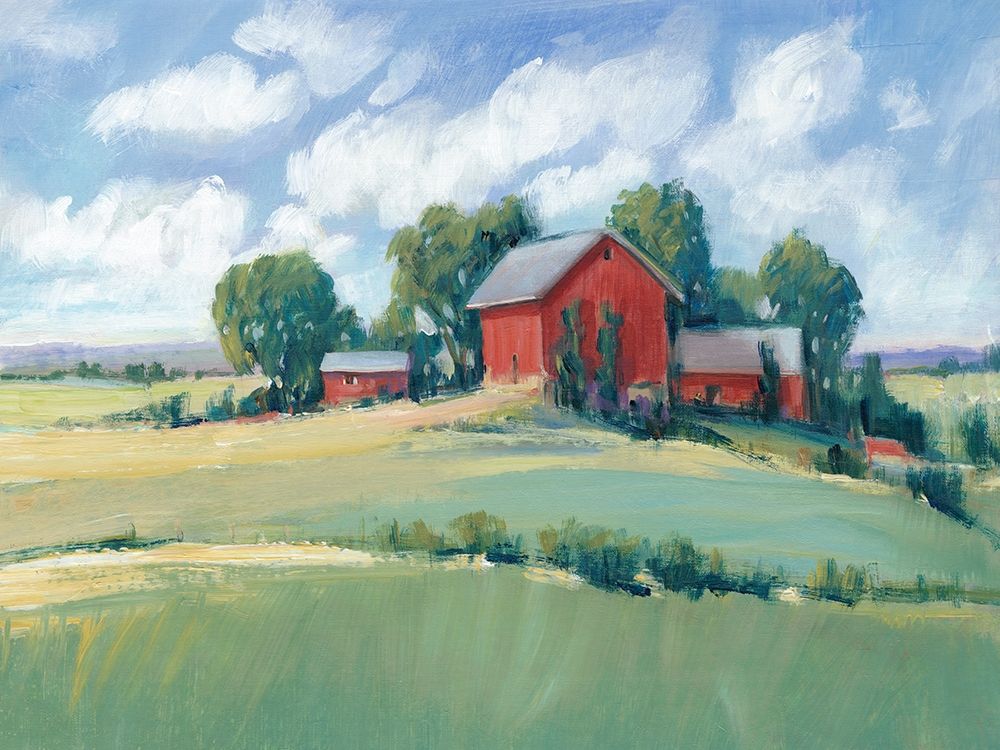 Art Print: Rural Farmland I