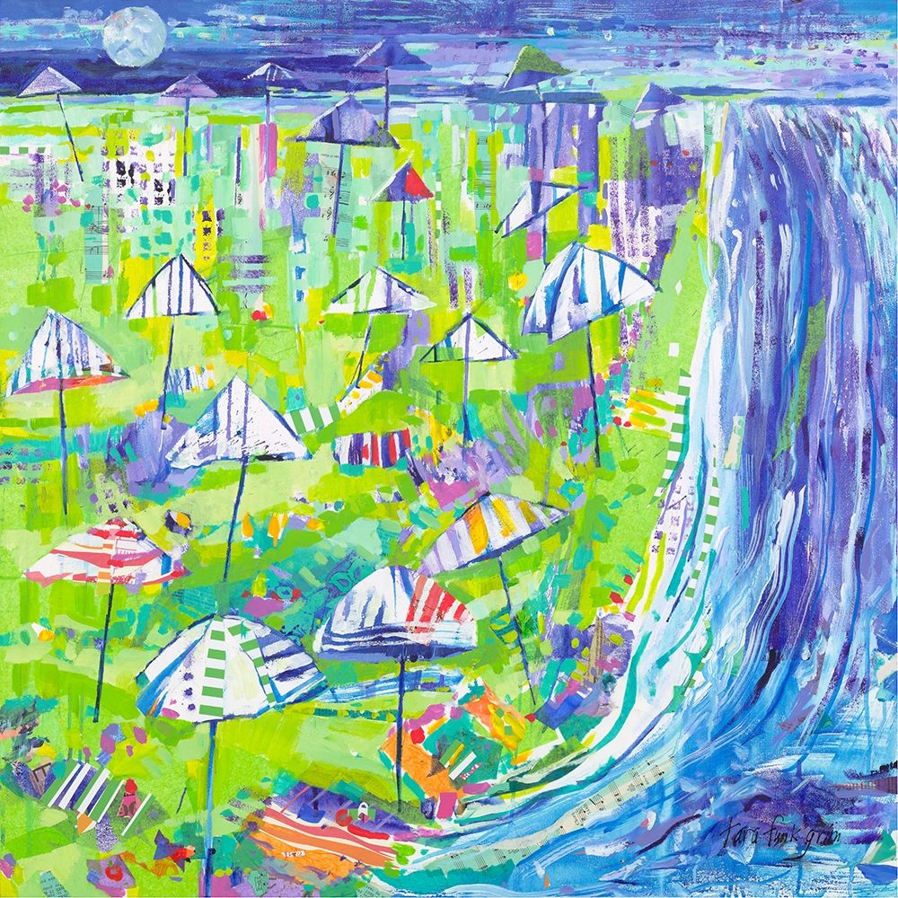 Art Print: Coastal Fun Collage I