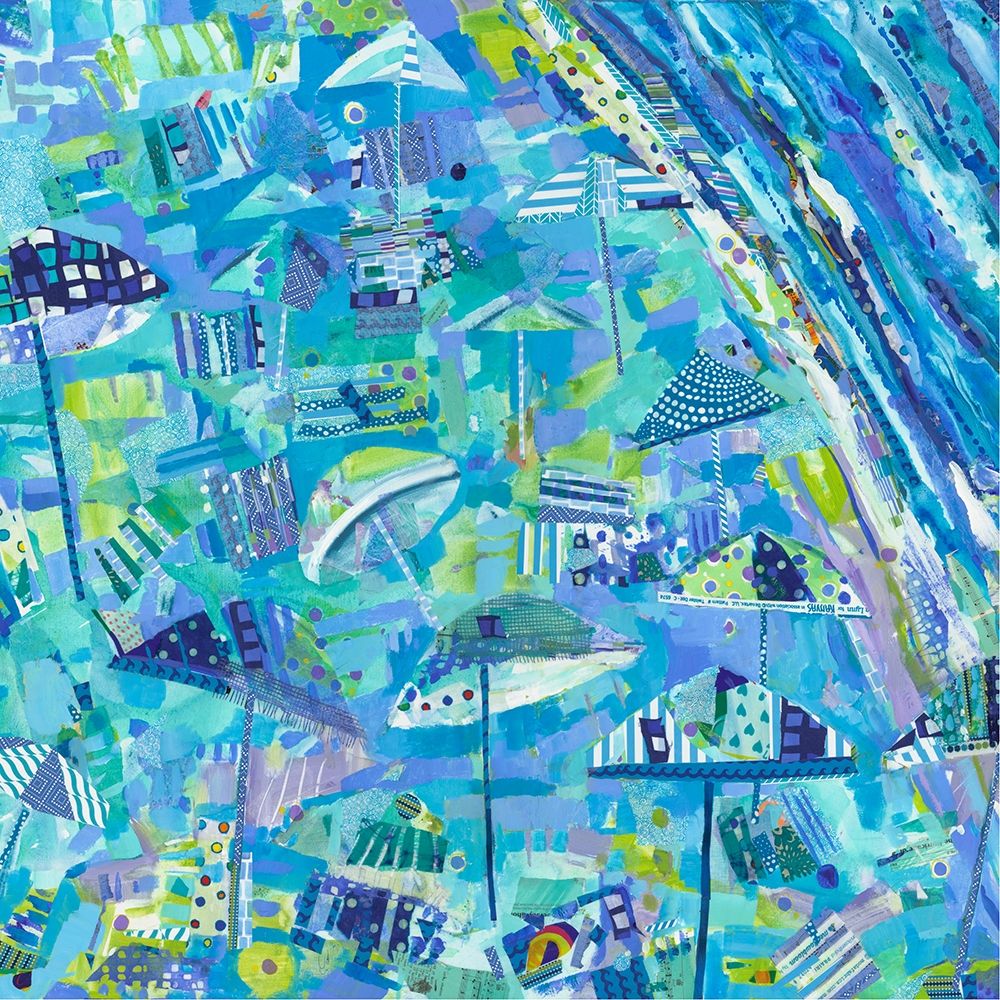 Art Print: Coastal Fun Collage II