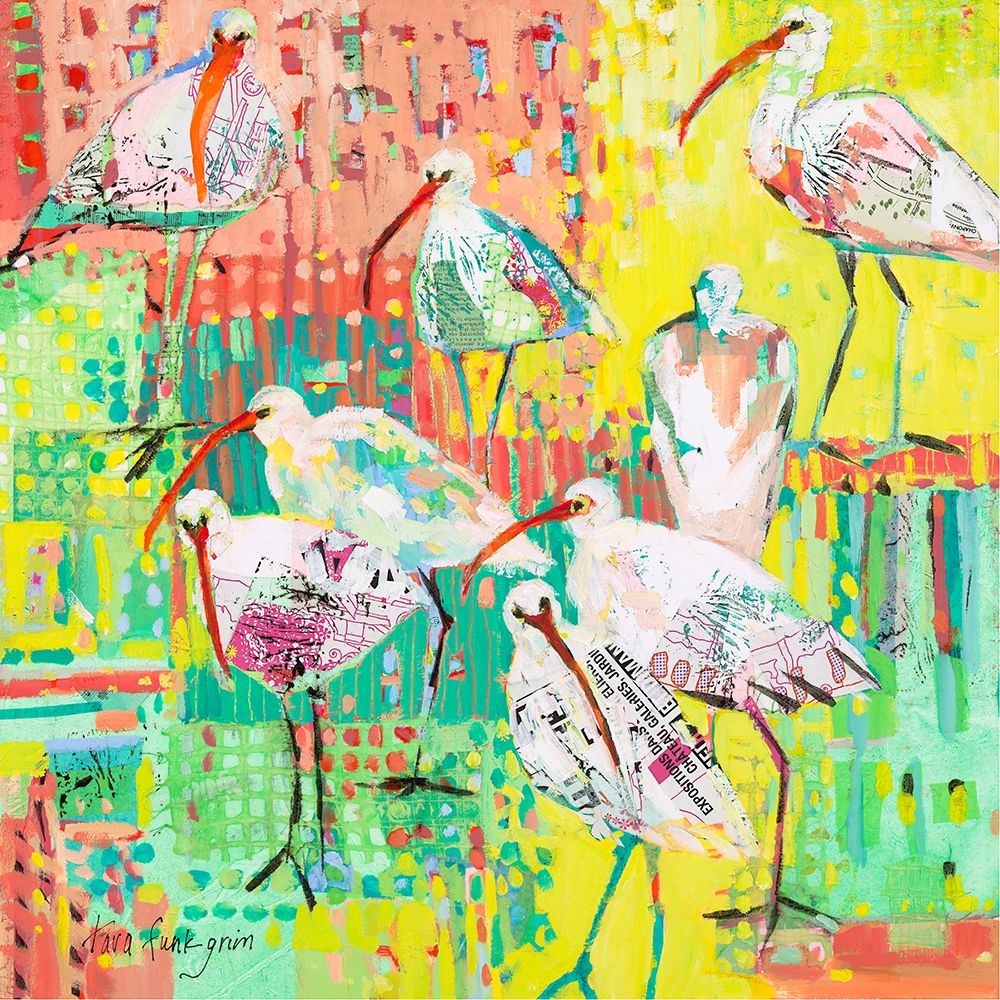 Art Print: Coastal Fun Collage III