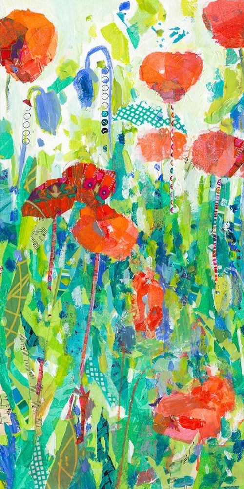 Art Print: Stately Red Poppies I