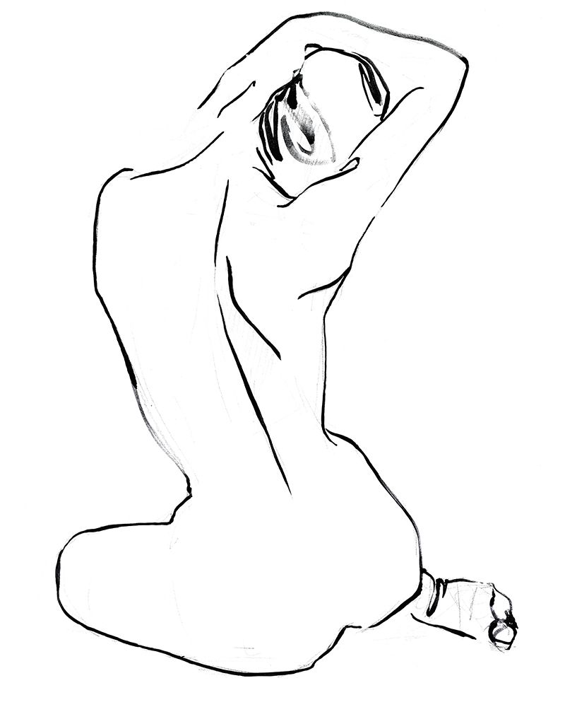 Wall art: Fixing the Bun II, by Parker, Jennifer Paxton