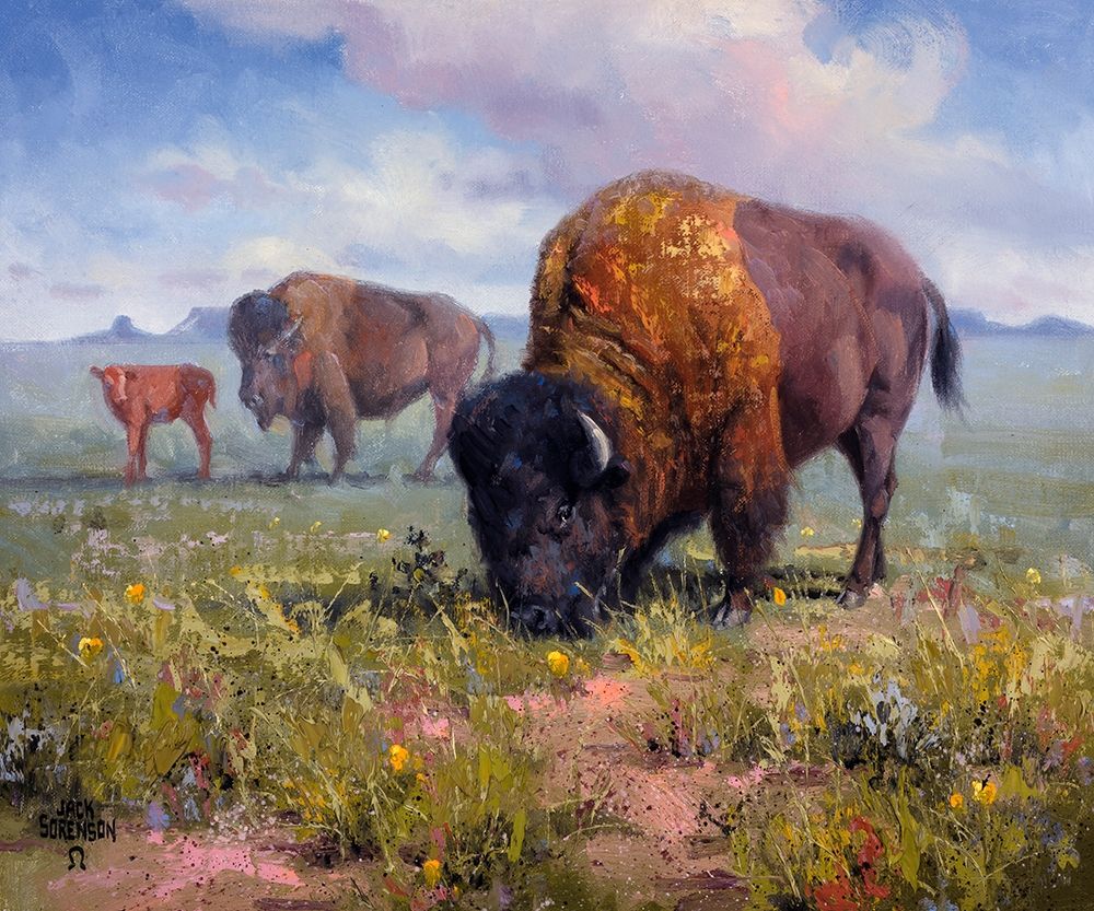 Wall Art Painting id:274914, Name: Family Outing, Artist: Sorenson, Jack