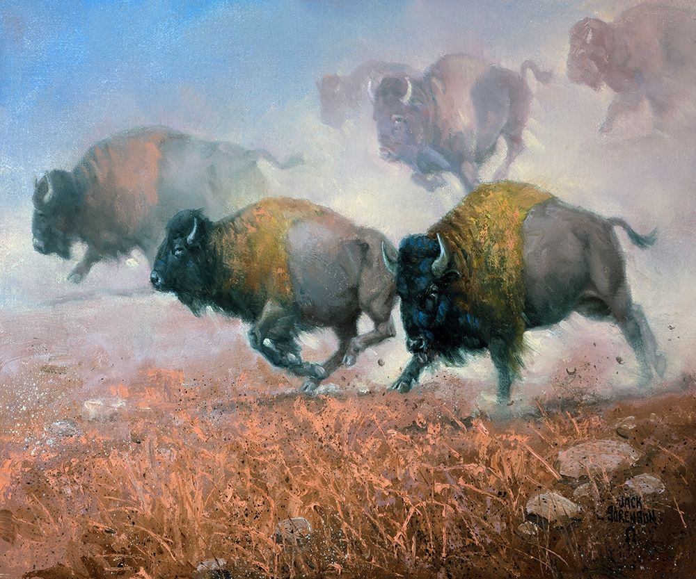 Wall Art Painting id:274916, Name: Prairie Thunder, Artist: Sorenson, Jack