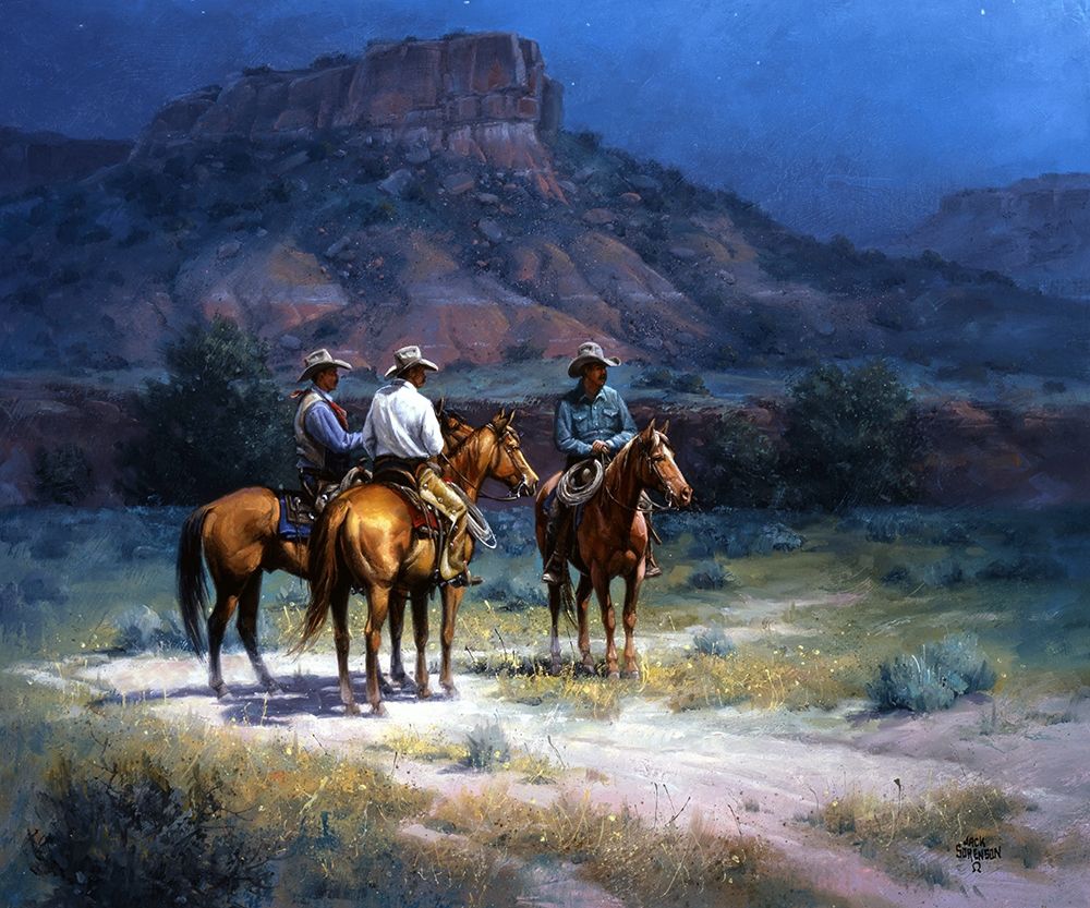 Wall Art Painting id:274920, Name: Moonshine, Artist: Sorenson, Jack