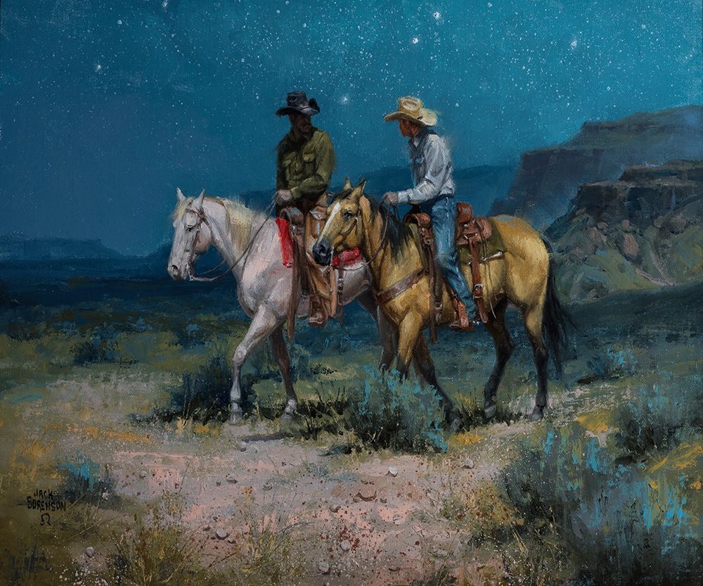 Wall Art Painting id:274921, Name: Night Riders, Artist: Sorenson, Jack