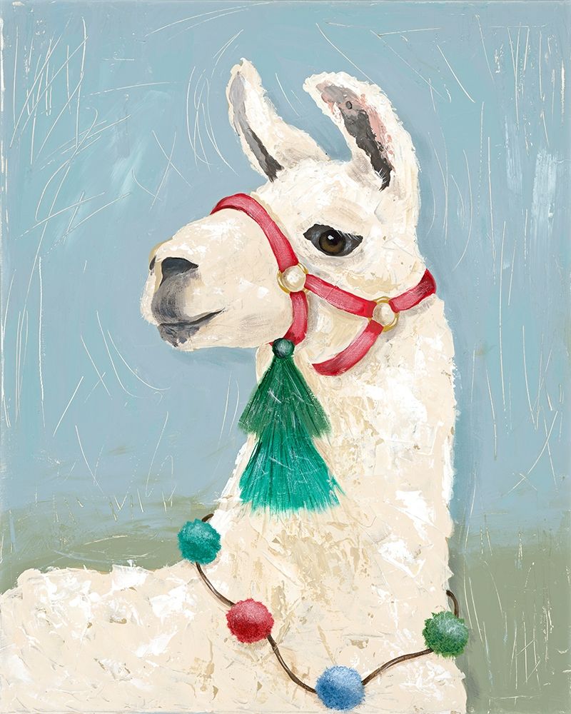 Art Print: Painted Llama I