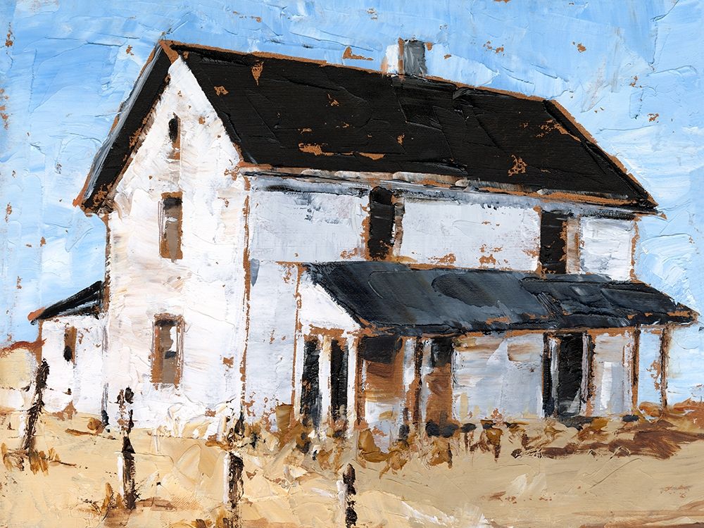 Art Print: Abandoned Farmhouse I