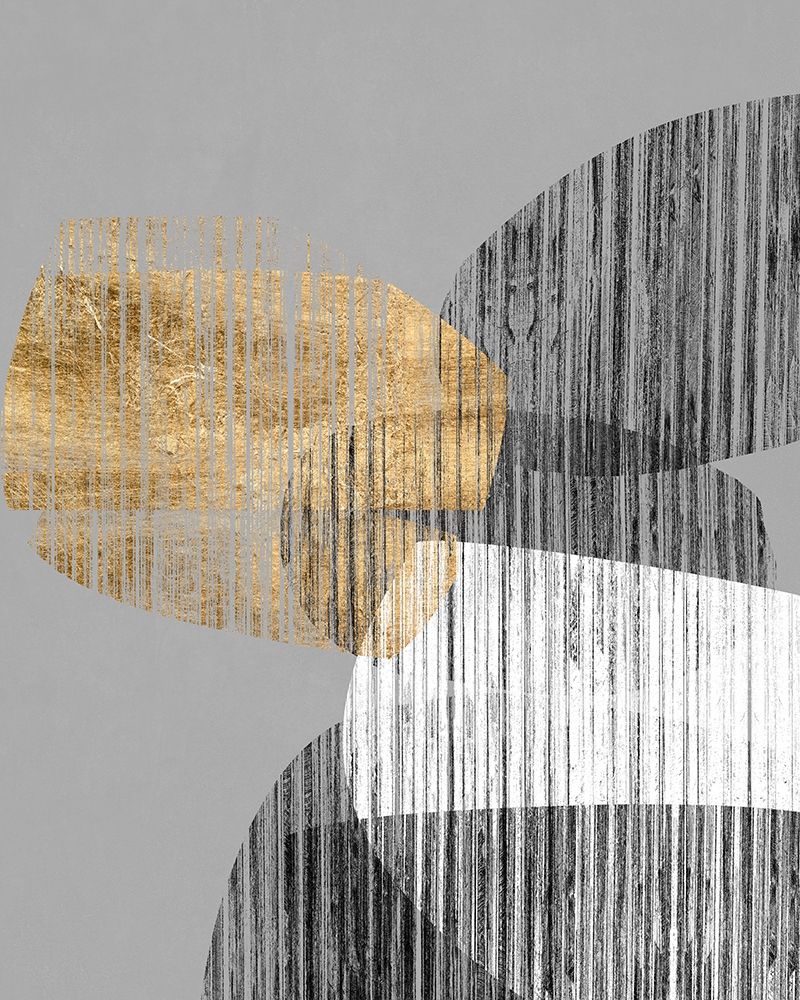 Wall art: Adjacent Shapes I, by Goldberger, Jennifer