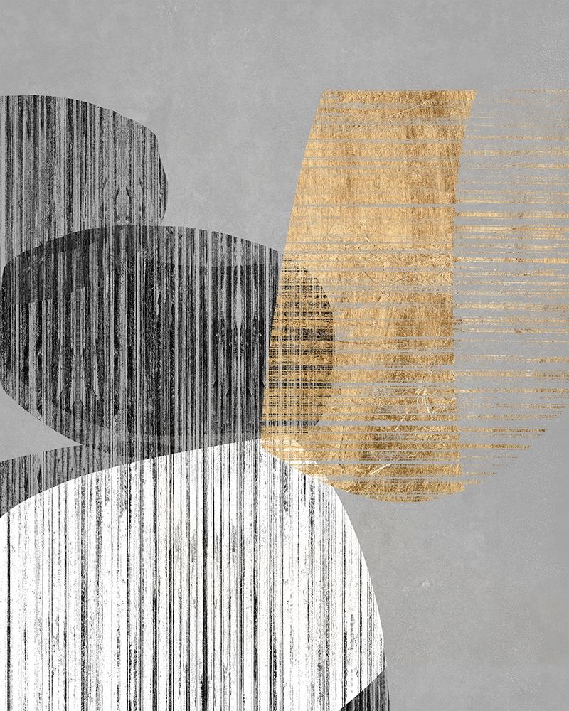 Wall art: Adjacent Shapes II, by Goldberger, Jennifer