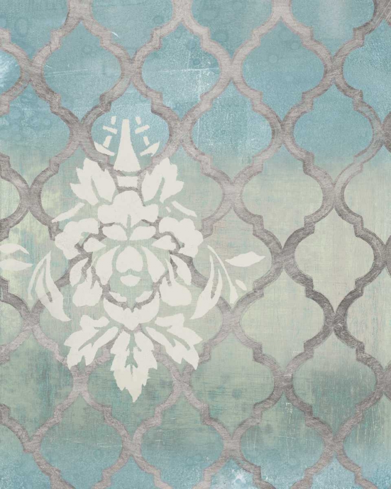 Wall Art Painting id:76410, Name: Teal and Arabesque II, Artist: Studio W