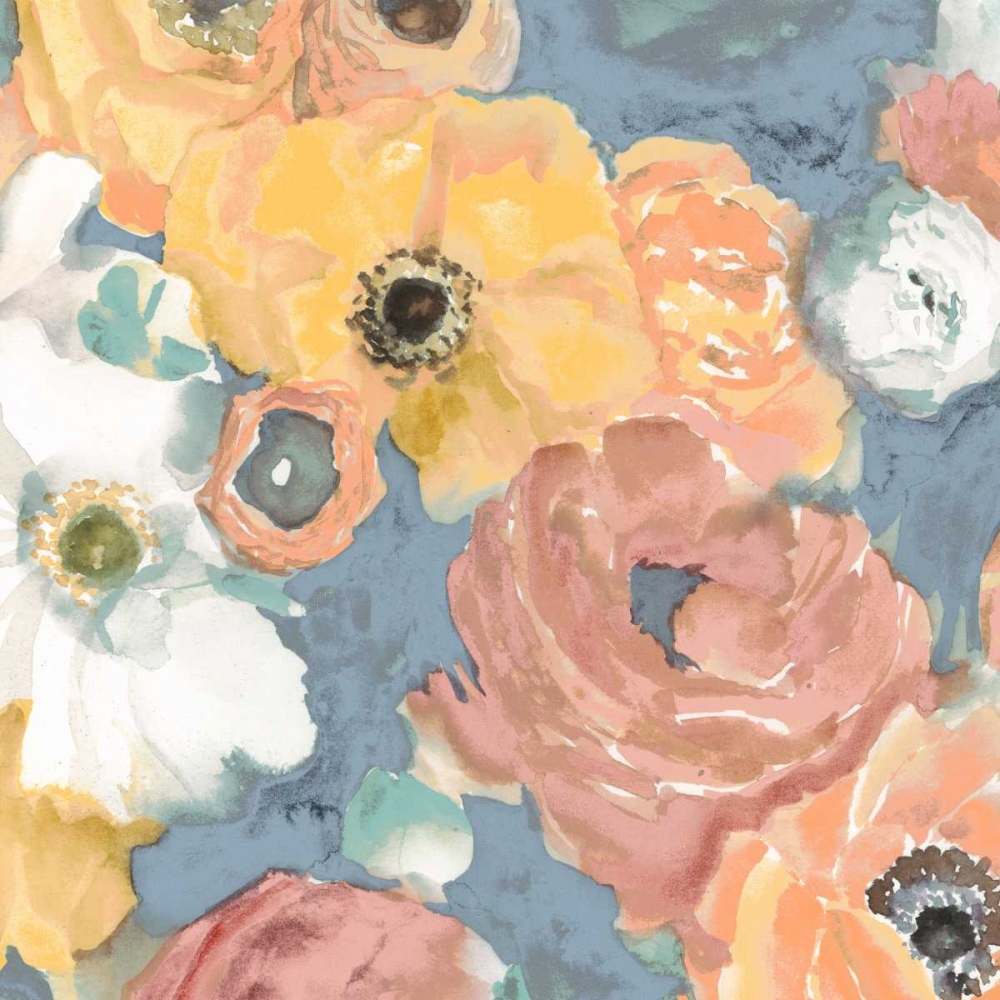 Wall Art Painting id:76411, Name: Happy Florals I, Artist: Studio W