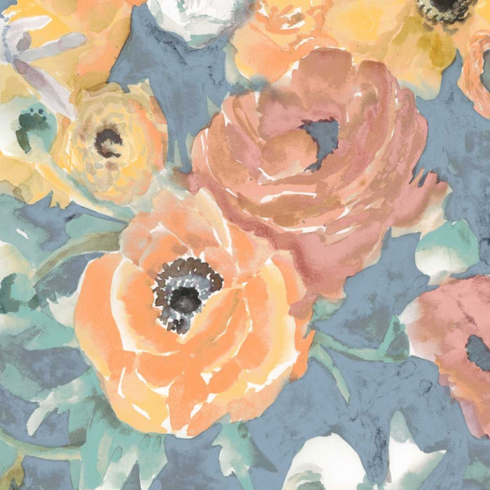 Wall Art Painting id:76412, Name: Happy Florals II, Artist: Studio W