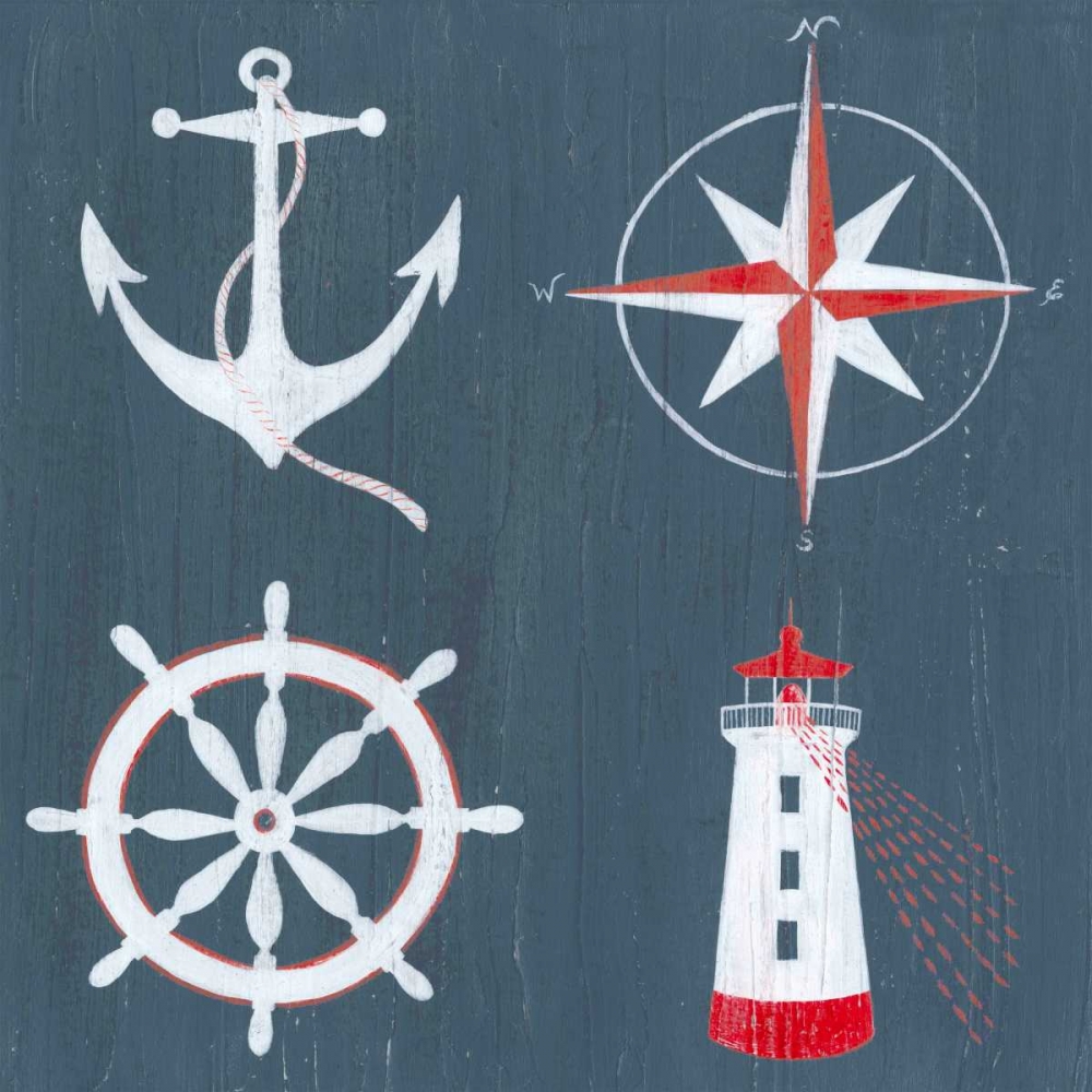 Wall Art Painting id:76421, Name: Nautical Quadrant I, Artist: Popp, Grace