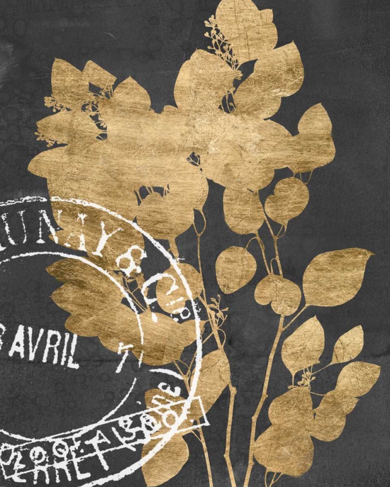 Wall Art Painting id:68416, Name: Postage Leaves III, Artist: Goldberger, Jennifer