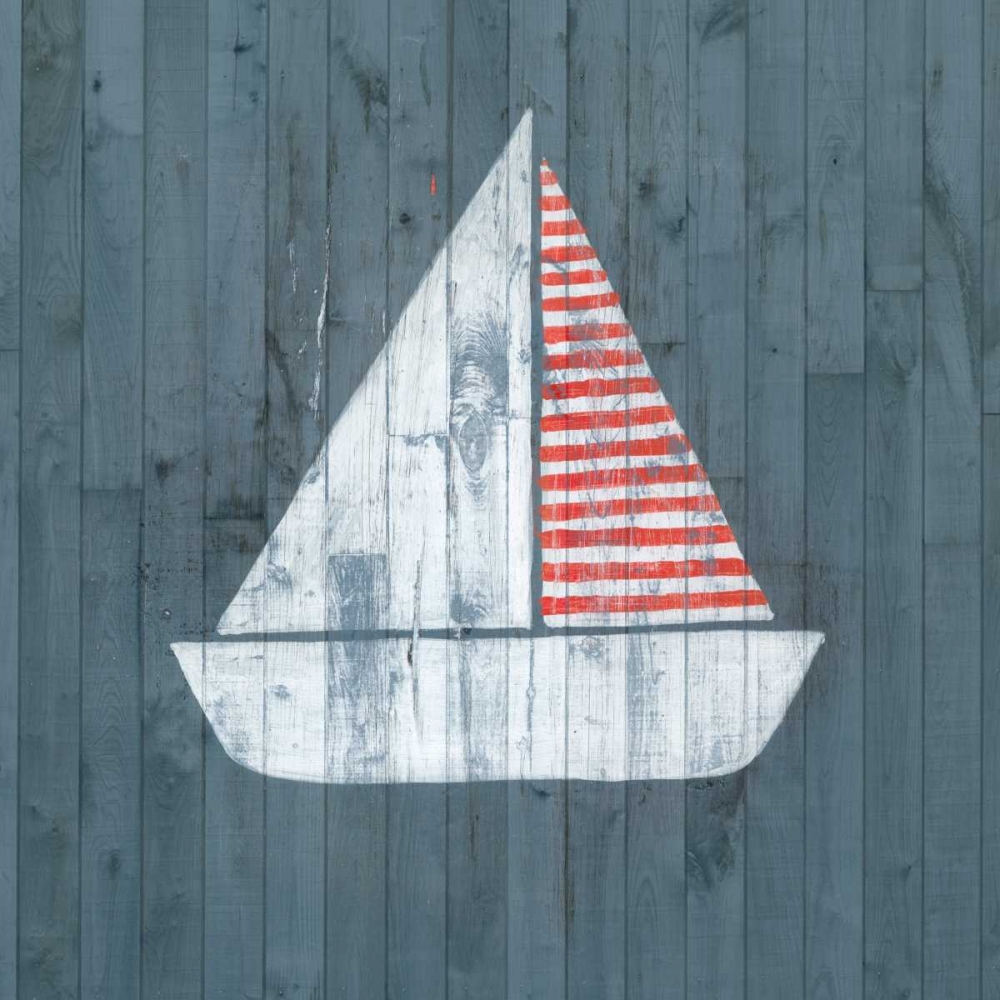 Wall Art Painting id:68423, Name: Nautical Plank I, Artist: Popp, Grace