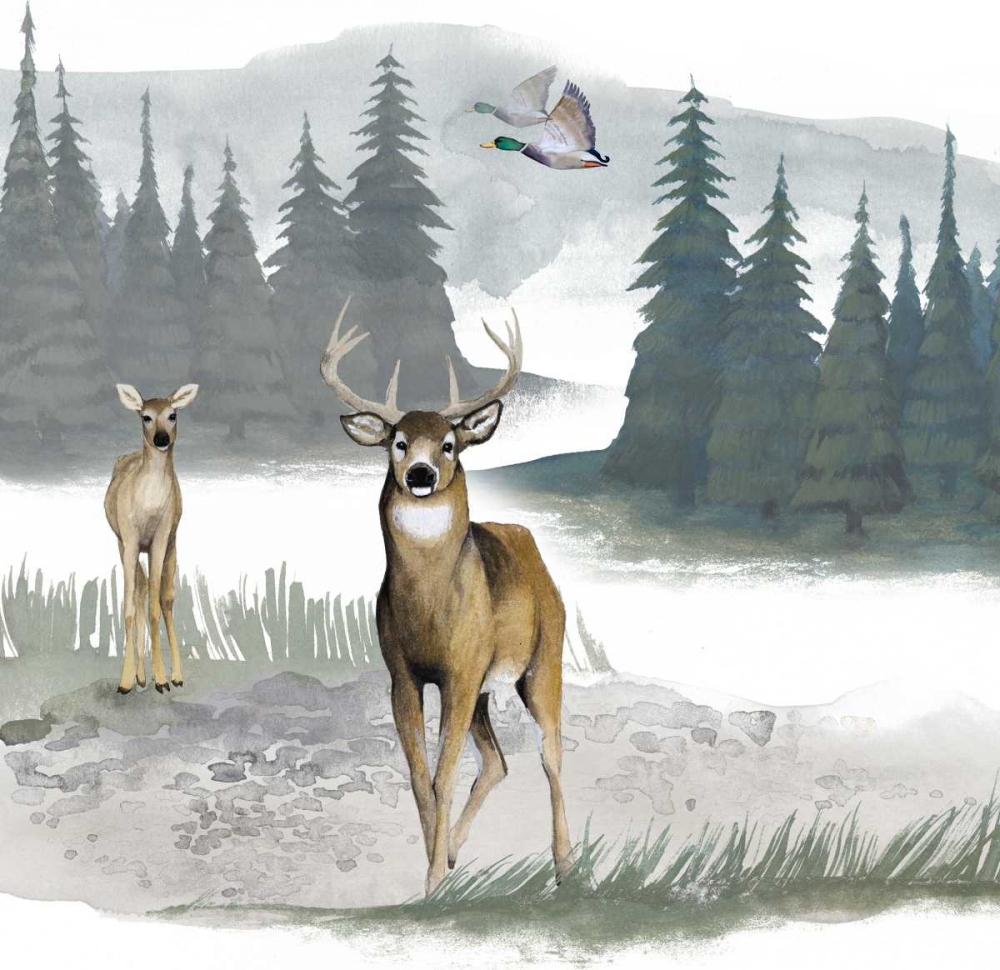 Wall art: Lodge Landscape II, by Popp, Grace