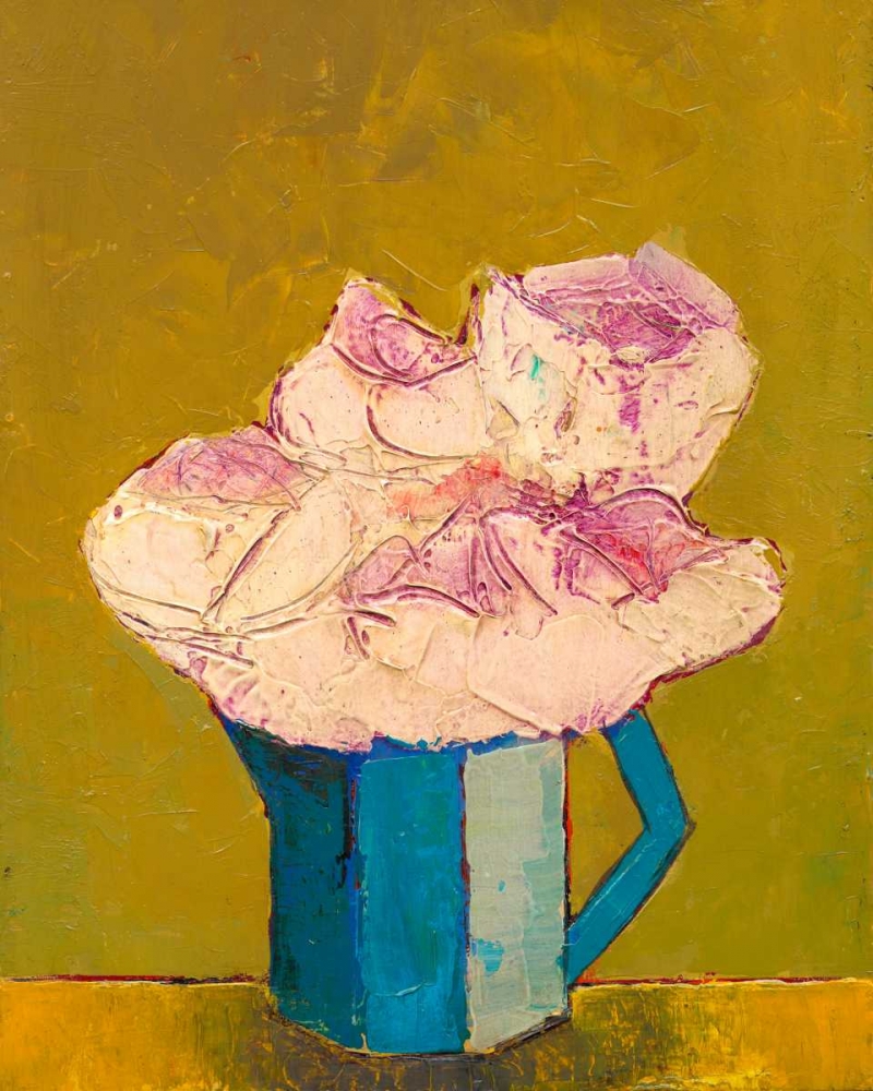 Art Print: Graphic Vase of Flowers I