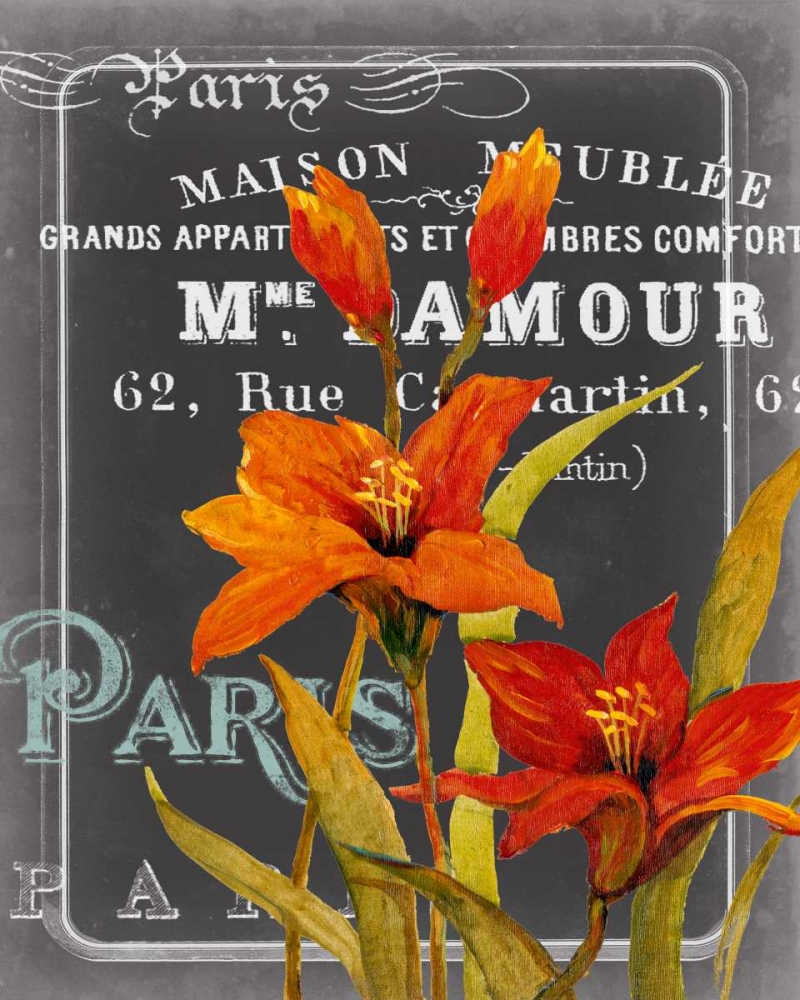 Wall Art Painting id:76526, Name: Chalkboard Paris I, Artist: Studio W