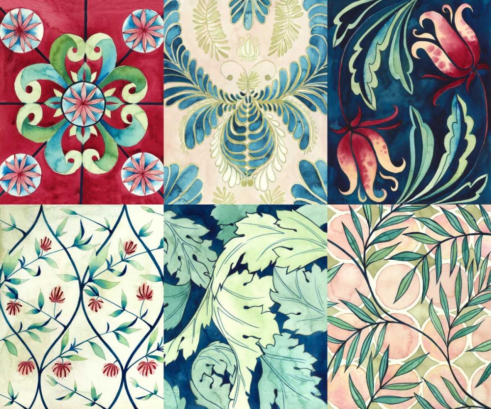 Art Print: Ornate Watercolor Motif