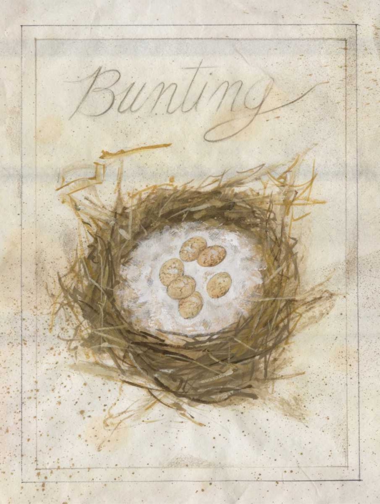 Art Print: Nest - Bunting