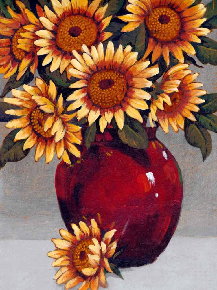 Wall art: Vase of Sunflowers II, by OToole, Tim