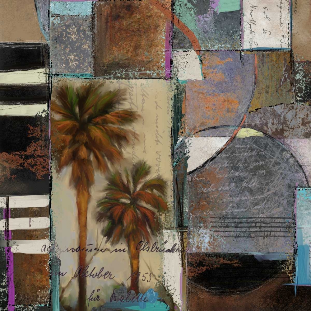 Wall Art Painting id:76720, Name: Abstract Palms I, Artist: Novak, Rick