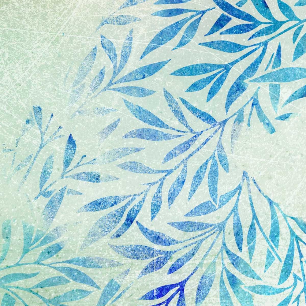 Wall Art Painting id:76728, Name: Cerulean Foliage I, Artist: Studio W