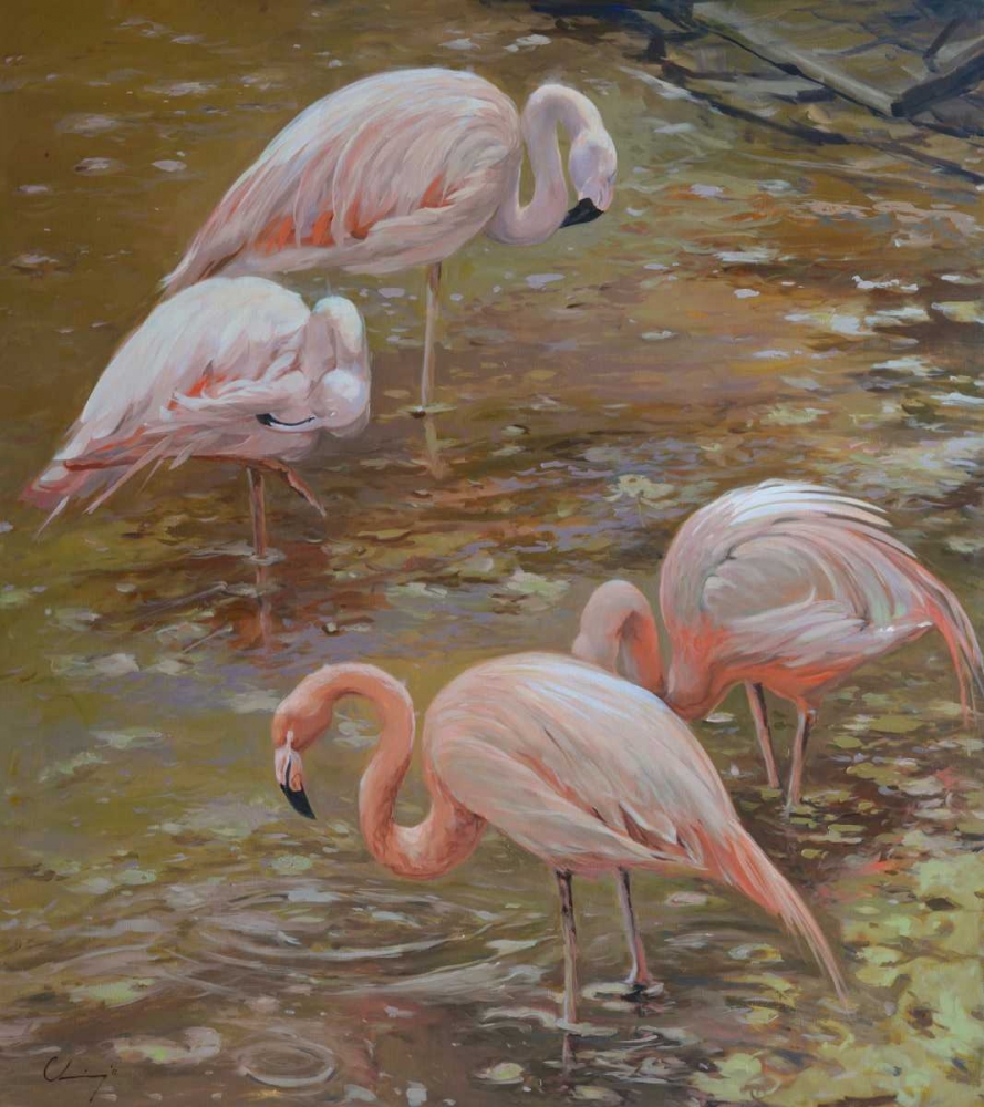 Wall Art Painting id:76771, Name: Pink Passion, Artist: Larivey, Chuck