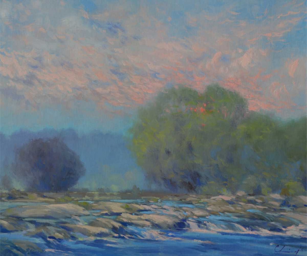 Wall Art Painting id:76772, Name: James River from Belle Isle I, Artist: Larivey, Chuck