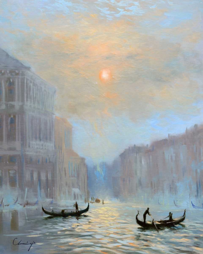 Wall Art Painting id:76777, Name: Venice Morning Mist, Artist: Larivey, Chuck