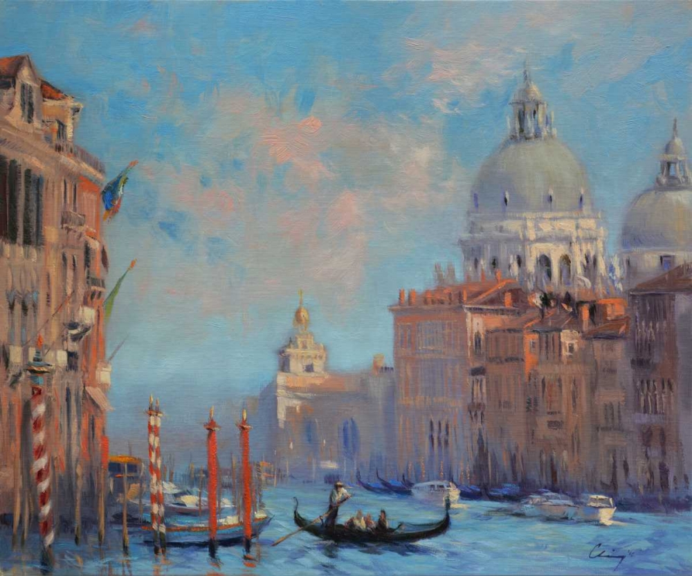 Wall Art Painting id:76779, Name: Venice Grand Canal, Artist: Larivey, Chuck