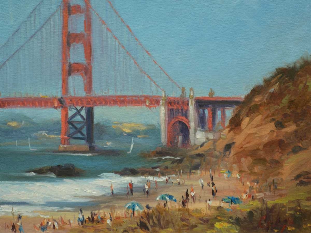 Wall Art Painting id:76786, Name: Bakers Beach, Artist: Larivey, Chuck