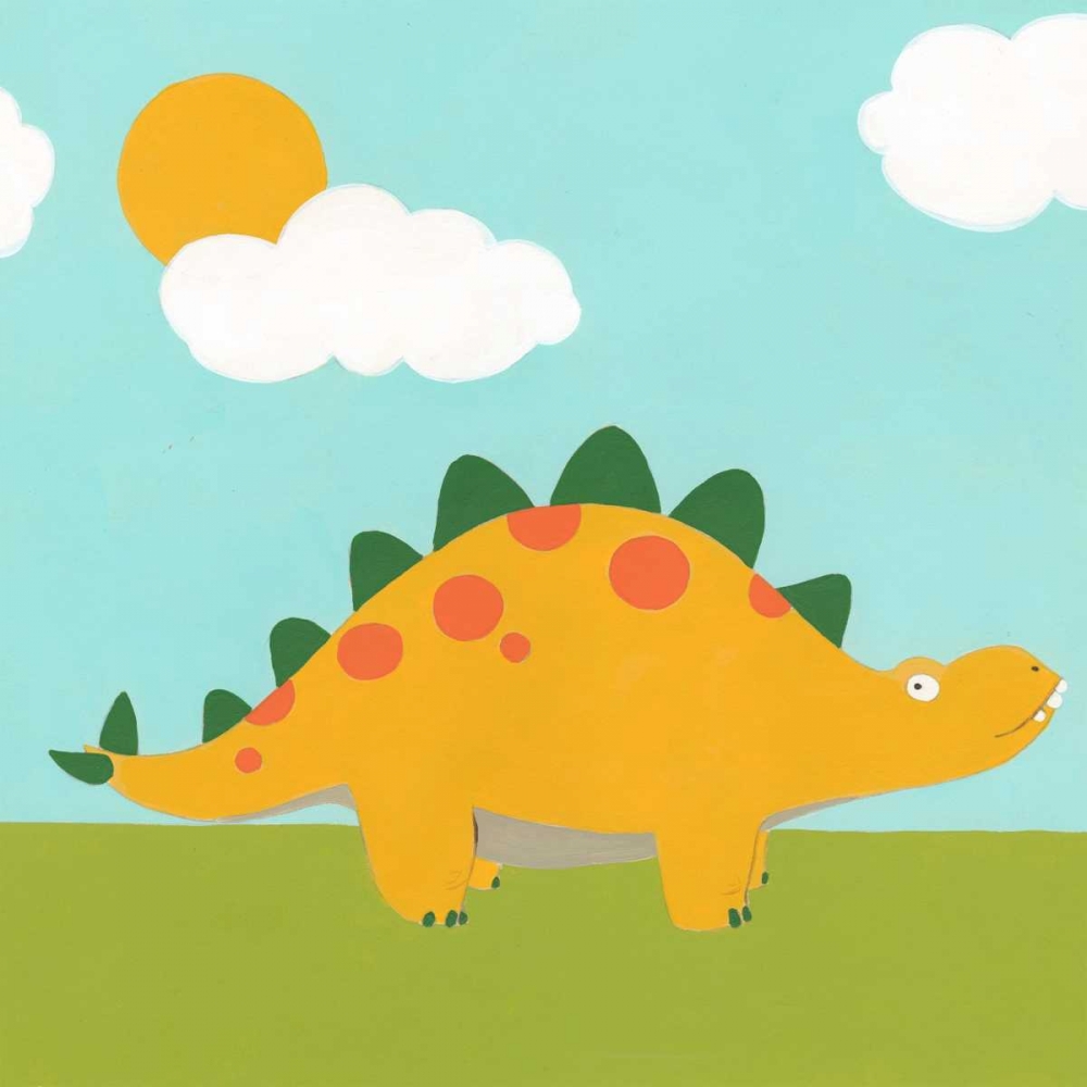 Art Print: Playtime Dino II