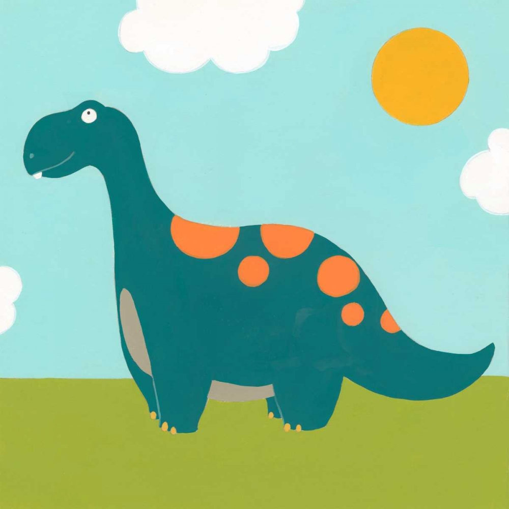 Art Print: Playtime Dino III
