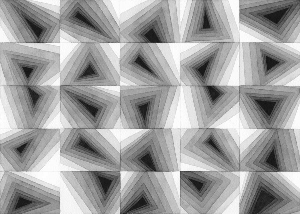 Wall art: Gradient Grays I, by Galapon, Nikki