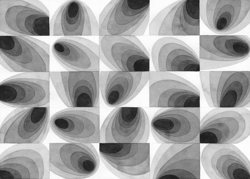 Wall Art Painting id:76950, Name: Gradient Grays II, Artist: Galapon, Nikki