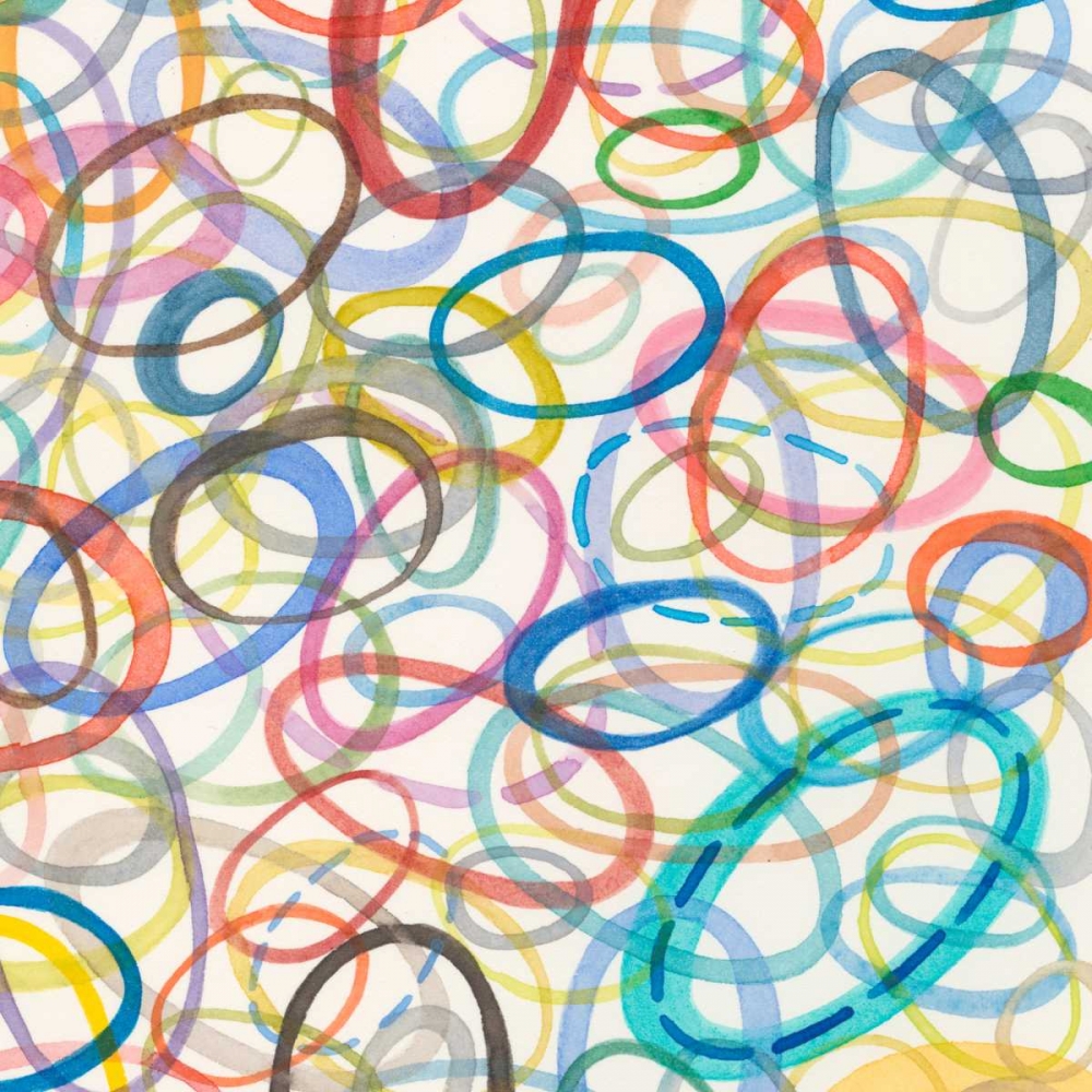 Wall Art Painting id:77305, Name: Oval Palette I, Artist: Galapon, Nikki