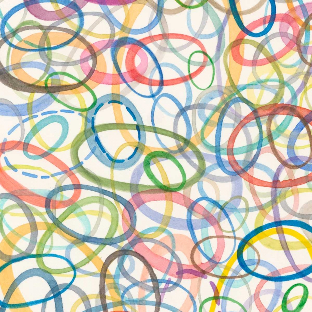 Wall Art Painting id:77306, Name: Oval Palette II, Artist: Galapon, Nikki