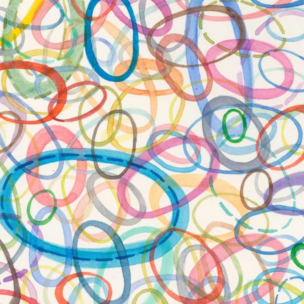 Wall Art Painting id:77307, Name: Oval Palette III, Artist: Galapon, Nikki