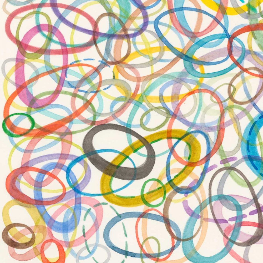 Wall Art Painting id:77308, Name: Oval Palette IV, Artist: Galapon, Nikki