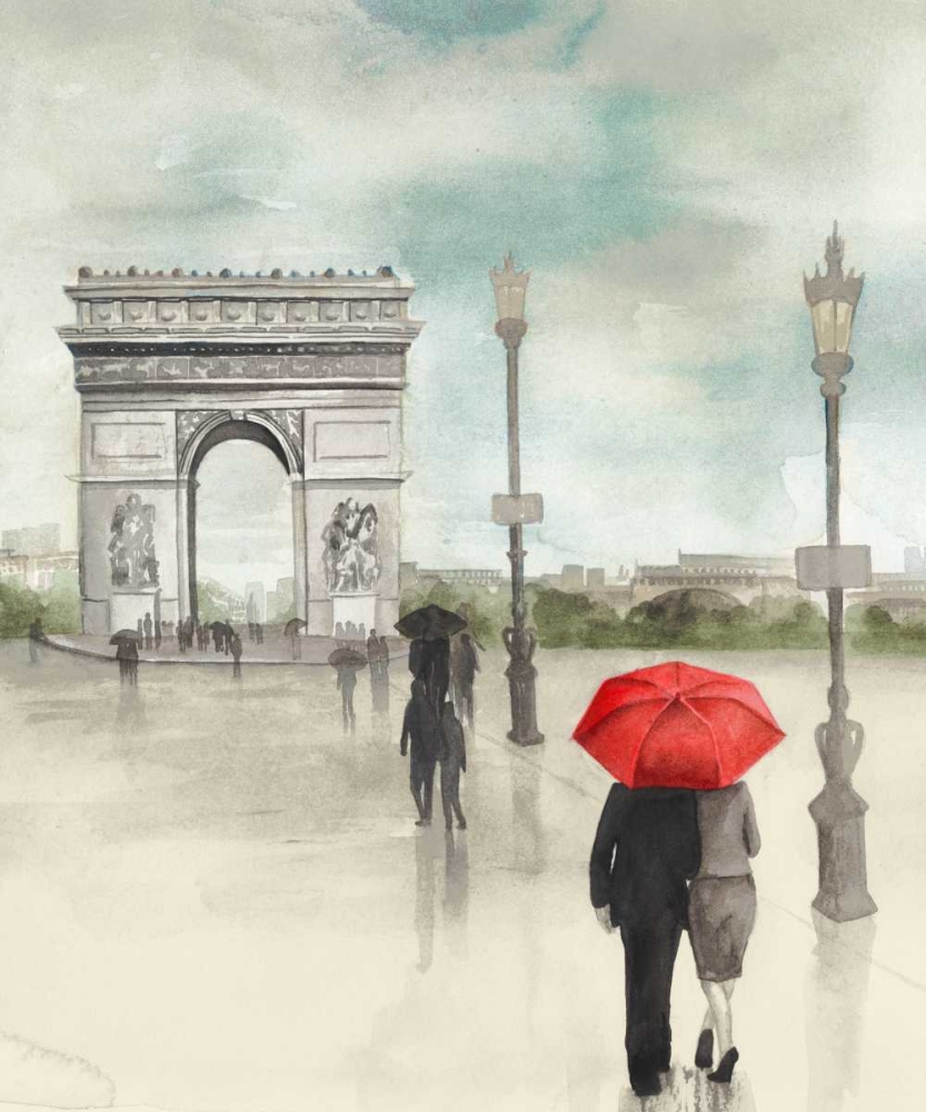Art Print: Rainy Day Lovers II