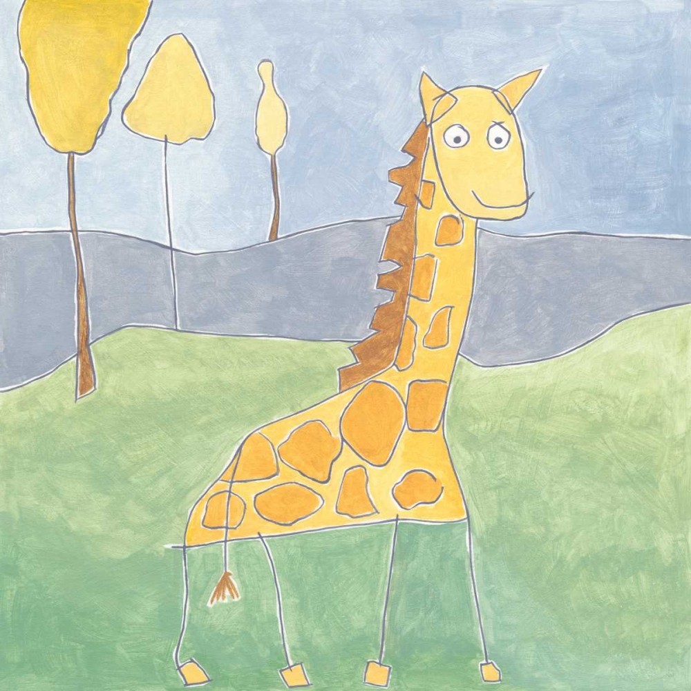 Wall art: Quinns Giraffe, by Meagher, Megan