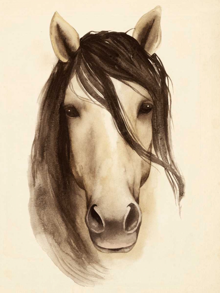 Art Print: Watercolor Barn Animals I