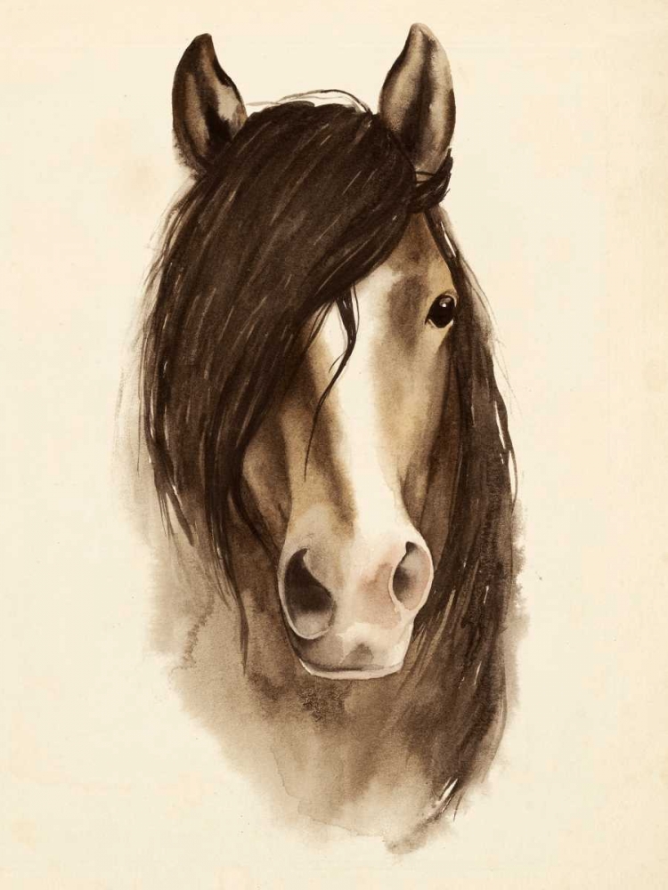 Art Print: Watercolor Barn Animals II